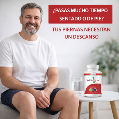 Veinophytol Pro Suplemento Para Várices 2000 Mg 30 Capsulas🦵🕸️