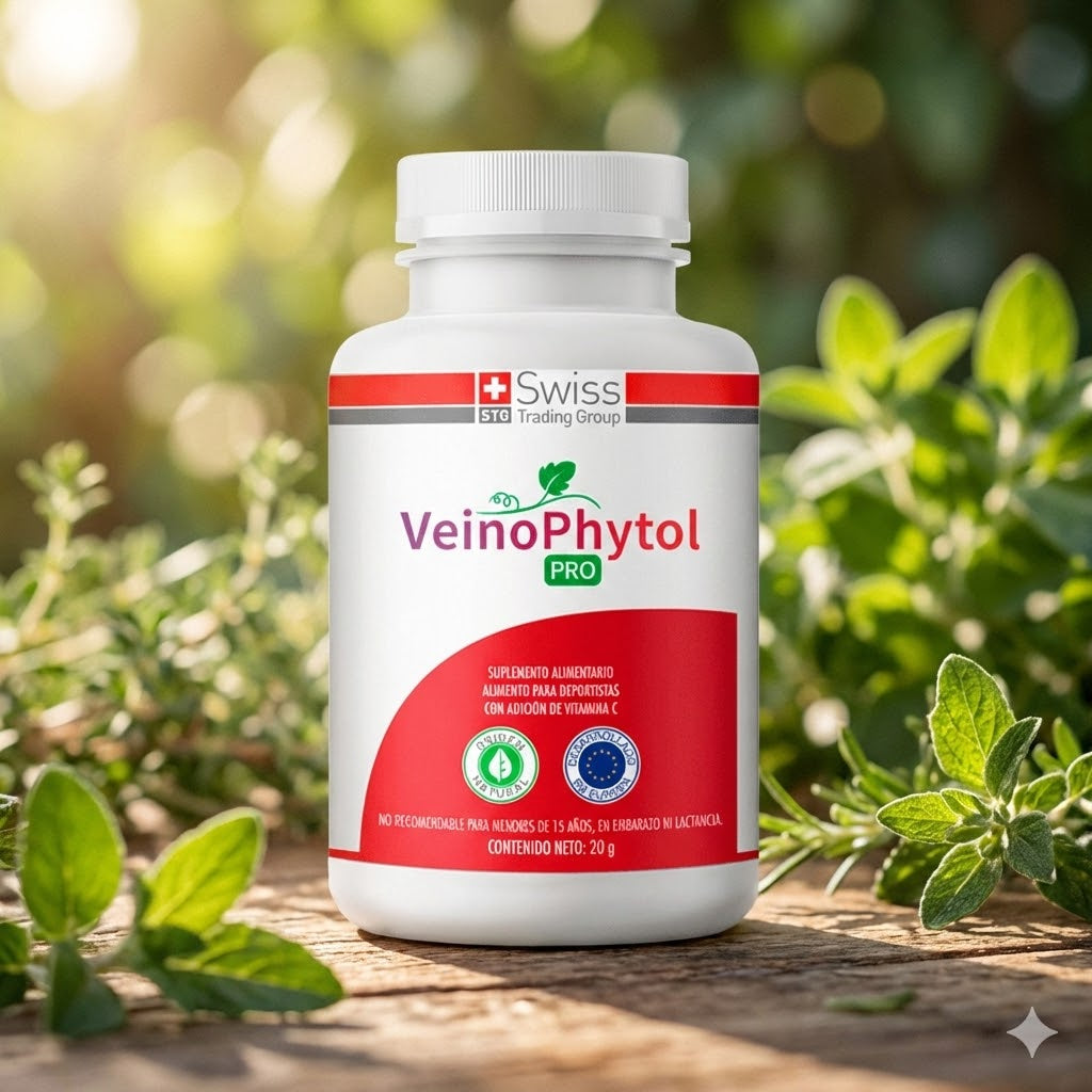 Veinophytol Pro Suplemento Para Várices 2000 Mg 30 Capsulas🦵🕸️